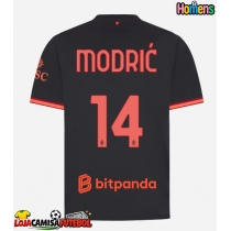 Camisa de Futebol AC Milan Luka Modric #14 Equipamento Alternativo 2026-27 Manga Curta